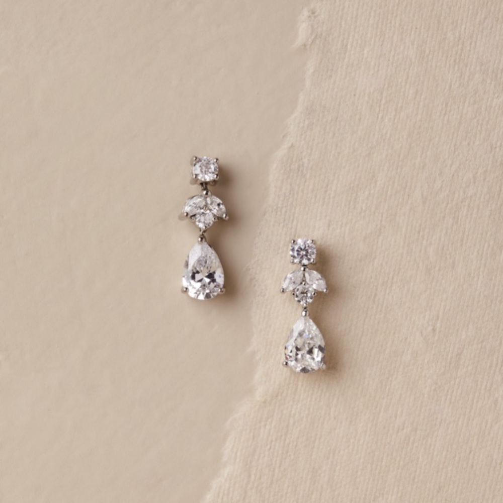 BHLDN Petite Crystal Drop Earrings